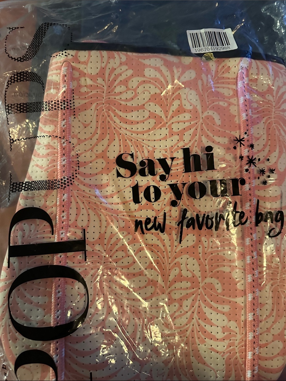 POPUPS EVERYDAY TOTE - PALM DREAMS PINK